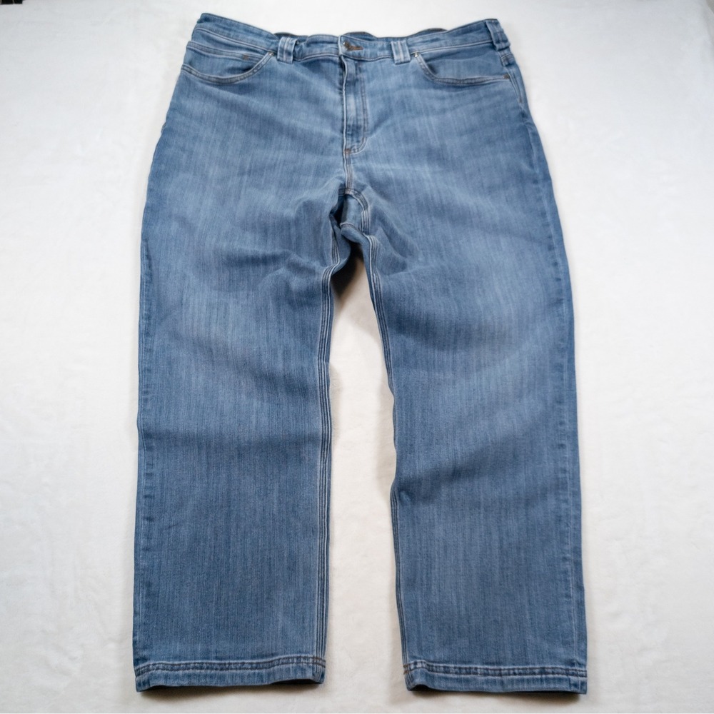 Duluth Ballroom Doubleflex Jeans Men 40x30 Blue Relaxed Denim Rugged Workwear
